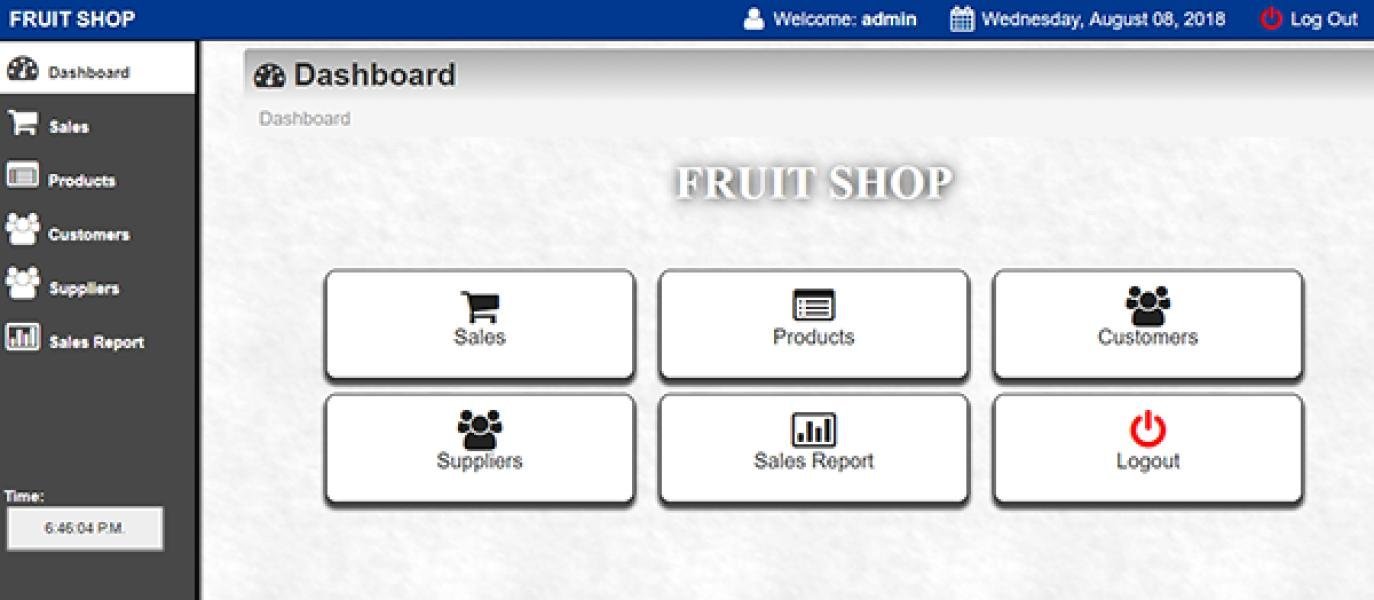 Fruit Shop Management System