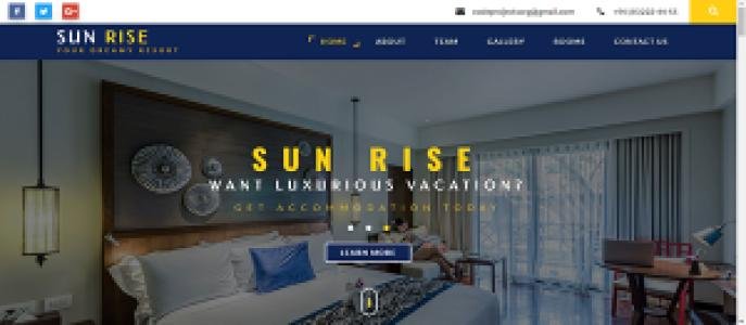 Responsive Hotel Site