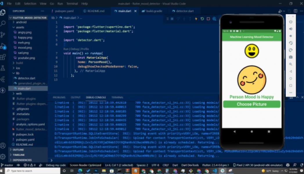 Flutter Live Face Detection