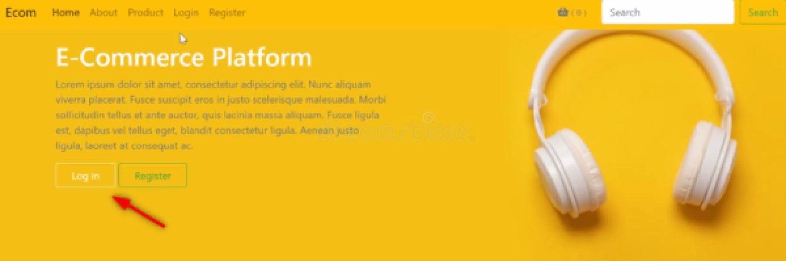 Headphones E-commerce Website