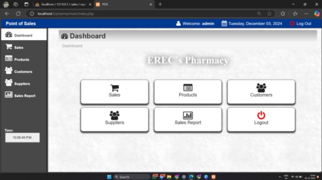 Pharmacy Management (PHP)