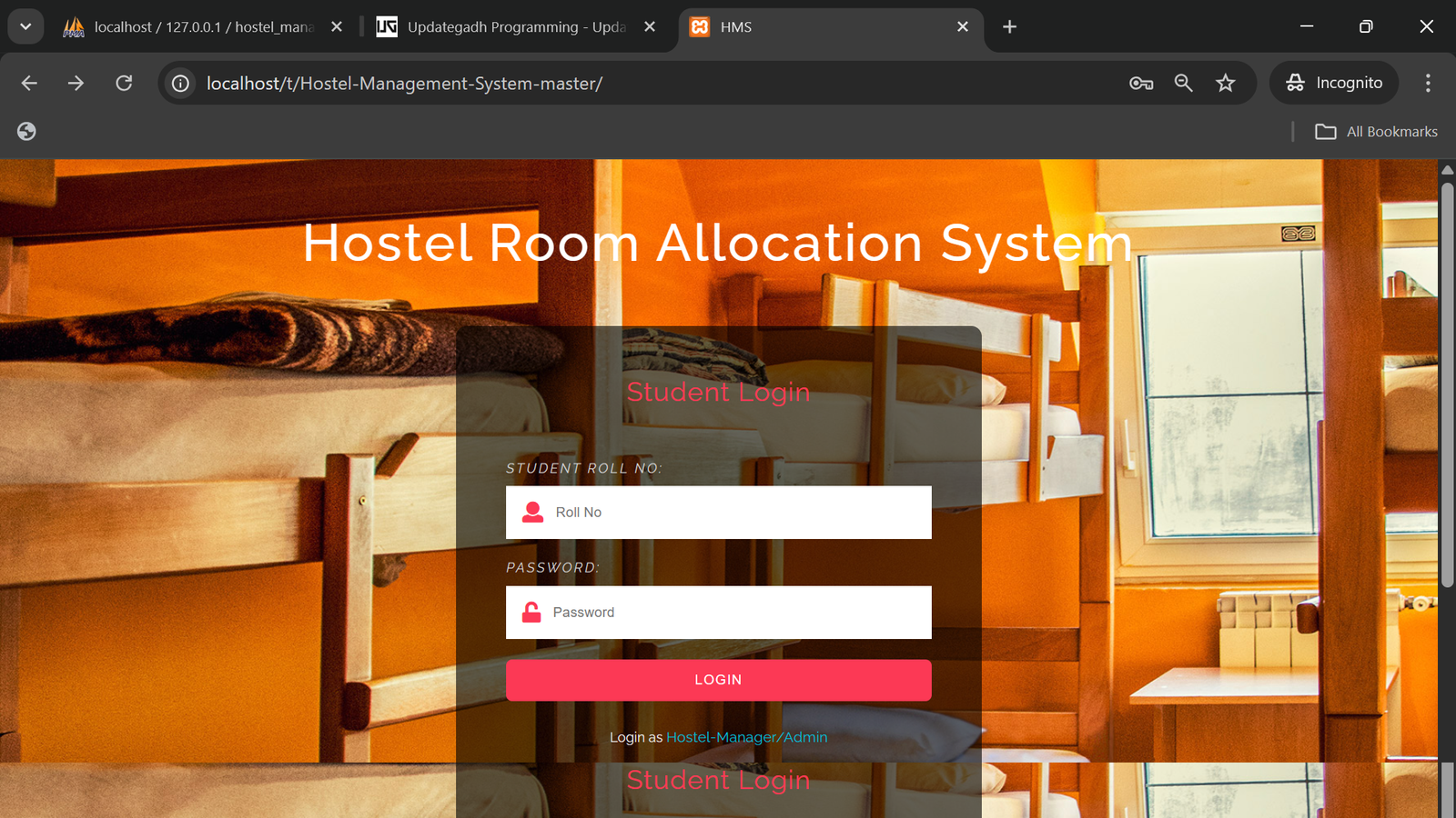 Hostel Management System